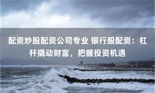 配资炒股配资公司专业 银行股配资：杠杆撬动财富，把握投资机遇