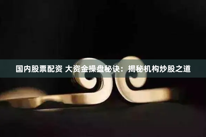 国内股票配资 大资金操盘秘诀：揭秘机构炒股之道